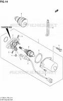 STARTER MOTOR for Suzuki QUADSPORT 50 1992