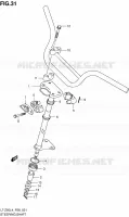 STEERING COLUMN for Suzuki QUADSPORT 50 1992
