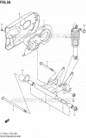 SWINGARM for Suzuki QUADSPORT 50 1992