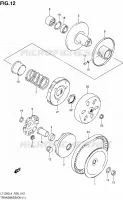 TRANSMISSION (1) for Suzuki QUADSPORT 50 1992
