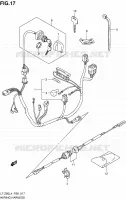 WIRING HARNESS for Suzuki QUADSPORT 50 1992