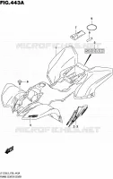 CENTRAL FAIRING for Suzuki QUADSPORT 50 1992