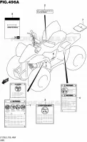 LABEL for Suzuki QUADSPORT 50 1992