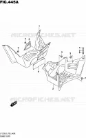 REAR FAIRING for Suzuki QUADSPORT 50 1992