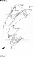 CENTRAL FAIRING for Suzuki QUADSPORT 50 2016