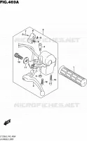 LEFT LEVER   HANDGRIP for Suzuki QUADSPORT 50 2016