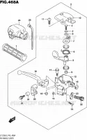 RIGHT HANDGRIPS   LEVERS  for Suzuki QUADSPORT 50 2016
