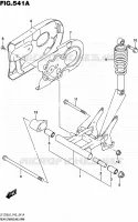 SWINGARM for Suzuki QUADSPORT 50 2016