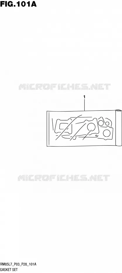 GASKET SET Suzuki MOTO 85 RM 2017  RM85 L7 (P03 P28)