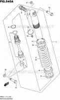 REAR SHOCK ABSORBER for Suzuki RM 85 2017
