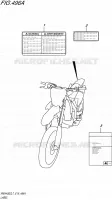 LABEL for Suzuki RMX 450 2017