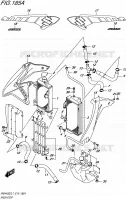 RADIATOR for Suzuki RMX 450 2017