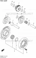 STARTER MOTOR CLUTCH for Suzuki RMX 450 2017