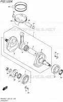 CRANKSHAFT for Suzuki RMX 450 2017