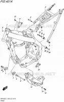 FRAME for Suzuki RMX 450 2017