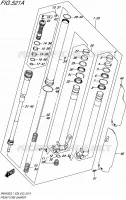 FRONT FORK for Suzuki RMX 450 2017