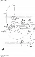 FUEL TANK for Suzuki RMX 450 2017