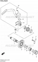 KICK STARTER for Suzuki RMX 450 2017