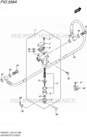 REAR MASTER CYLINDER for Suzuki RMX 450 2017