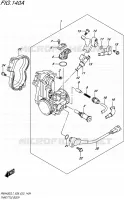 THROTTLE BODY for Suzuki RMX 450 2017