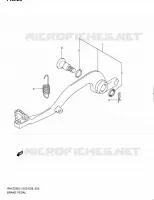 BRAKE PEDAL for Suzuki RM-Z 250 2011