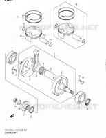 CRANKSHAFT for Suzuki RM-Z 250 2011