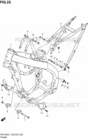 FRAME for Suzuki RM-Z 250 2011