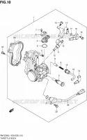 THROTTLE BODY for Suzuki RM-Z 250 2011