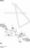 FOOTREST for Suzuki RM-Z 250 2012