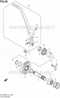 KICK STARTER for Suzuki RM-Z 250 2012
