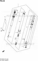RIGHT FRONT FORK LEG for Suzuki RM-Z 250 2012