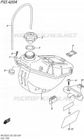 FUEL TANK for Suzuki RM-Z 250 2016