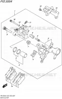 REAR CALIPER for Suzuki RM-Z 250 2016