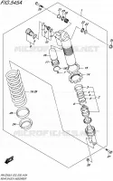 REAR SHOCK ABSORBER for Suzuki RM-Z 250 2016