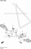 FOOTREST for Suzuki RM-Z 250 2017