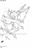 FRAME for Suzuki RM-Z 250 2017