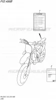 LABEL (RM Z250L7 E28) for Suzuki RM-Z 250 2017