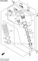 REAR SHOCK ABSORBER for Suzuki RM-Z 250 2017