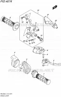 HANDGRIPS   LEVERS  for Suzuki RM-Z 250 2017