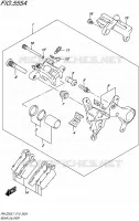 REAR CALIPER for Suzuki RM-Z 250 2017