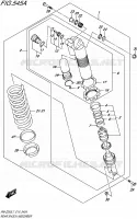 REAR SHOCK ABSORBER for Suzuki RM-Z 250 2017