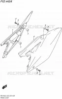 REAR FAIRING for Suzuki RM-Z 450 1992