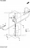REAR MASTER CYLINDER for Suzuki RM-Z 450 1992
