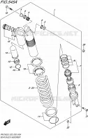 REAR SHOCK ABSORBER (RM Z450L5 E03) for Suzuki RM-Z 450 1992