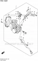 THROTTLE BODY for Suzuki RM-Z 450 1992