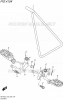 FOOTREST for Suzuki RM-Z 450 2017