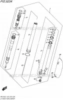 FRONT LEFT FORK LEG for Suzuki RM-Z 450 2017