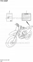 LABEL (RM Z450L7 E28) for Suzuki RM-Z 450 2017
