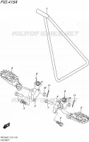 FOOTREST for Suzuki RM-Z 450 2017