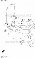 FUEL TANK for Suzuki RM-Z 450 2017